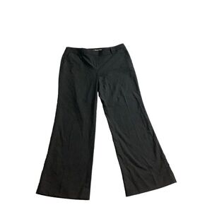Tory Burch Charcoal Gray Wide-Leg Wool Pants Size 14